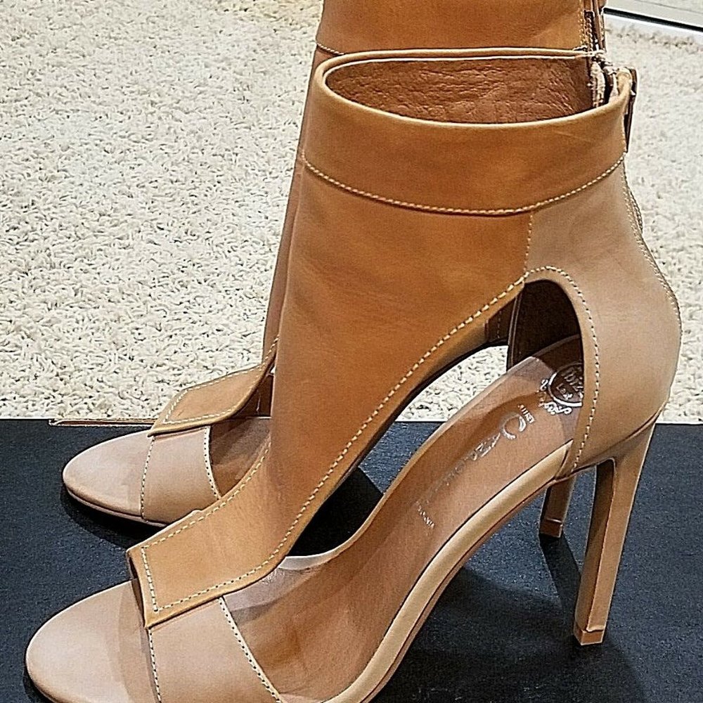 Nib Jeffrey Campbell Authentic Tan Beige Shoes Pu… - image 2